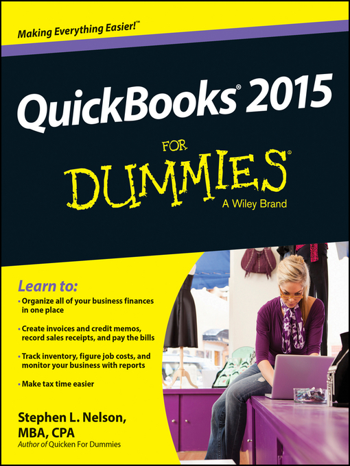 Title details for QuickBooks 2015 For Dummies by Stephen L. Nelson - Wait list
